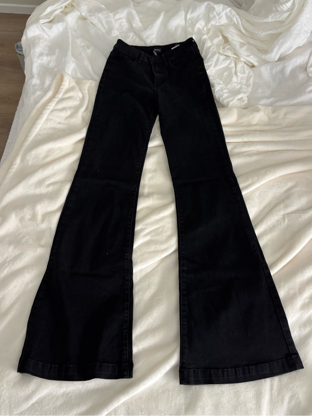 Black Flare Women’s Jeans - Classic High-Rise Flare